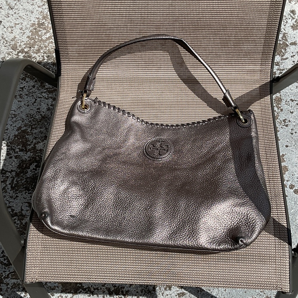 Tory Burch Metallic Hobo Bag leather - Picture 2 of 13